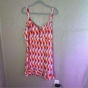 Colorful Wavy Pattern Dress Nobodys Child New NWT 20 dress groovy